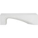 Soma White Outdoor Bench